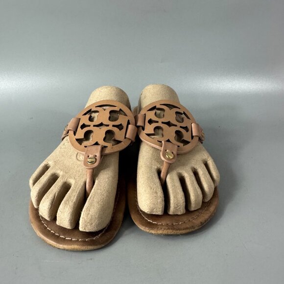 Tory Burch MILLER SANDAL in Almond Flour, Size 9 M - Picture 3 of 13